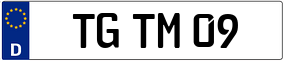 Truck License Plate